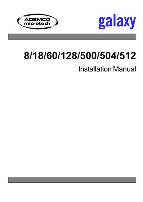galaxy96|galaxy 96 installation manual.